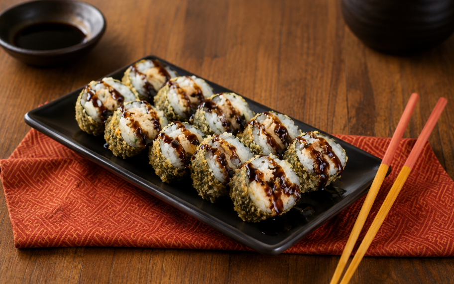 Hot Roll Salmão e Cream Cheese 20 uni.