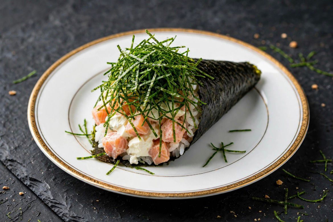 Temaki Salmão Couve crispy 200g