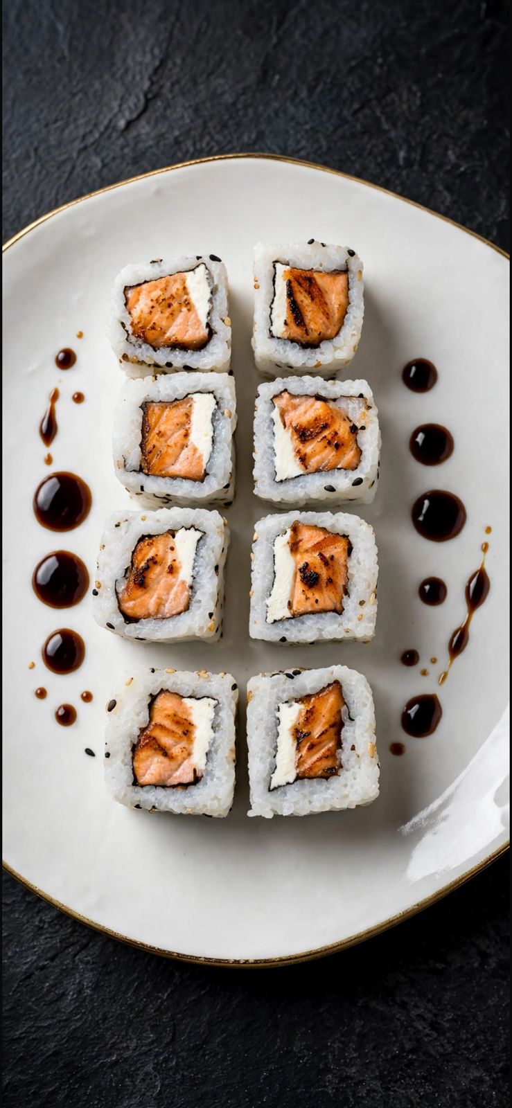 Uramaki Salmão Grelhado 8 unidades