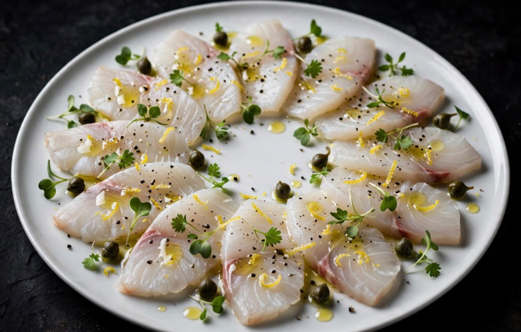 Carpaccio de Peixe Branco P.