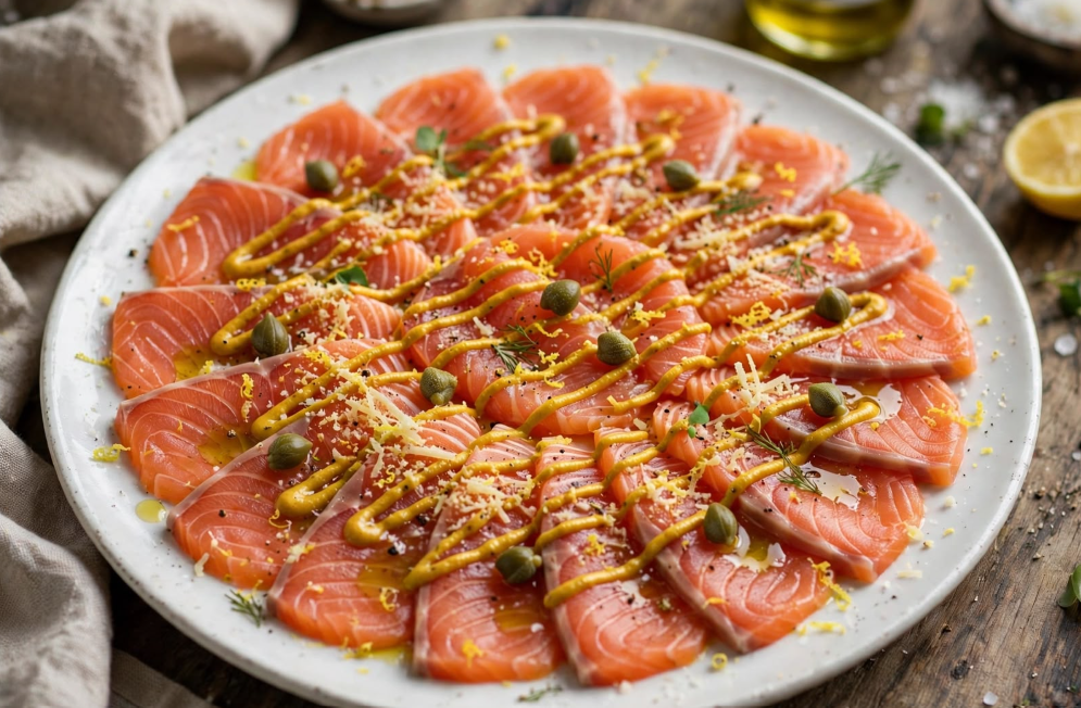 Carpaccio ao Molho de Mostarda G.