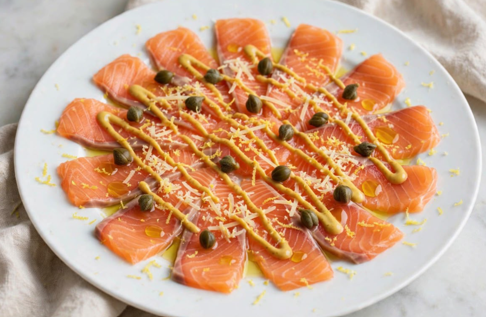 Carpaccio ao Molho de Mostarda P.