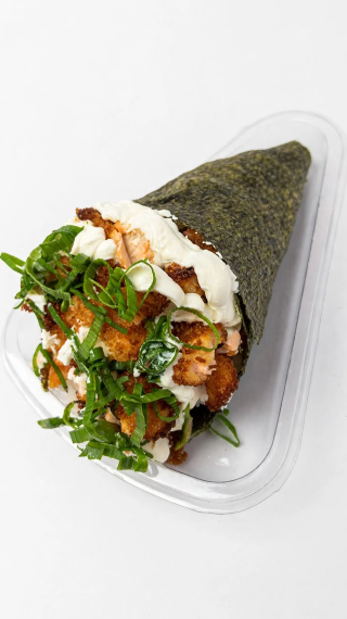 Temaki Salmão Empanado 200g