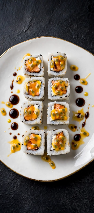 Uramaki Grelhado Maracujá