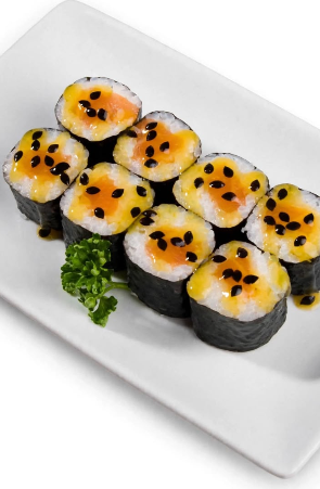 Hossomaki Salmão e Maracujá